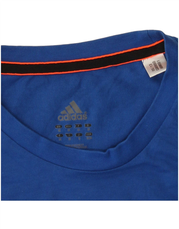 Adidas muška majica s grafičkim motivima, srednje plava
