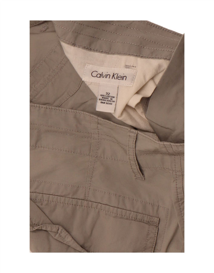 CALVIN KLEIN Muške kargo bermude W32 srednje sivi pamuk