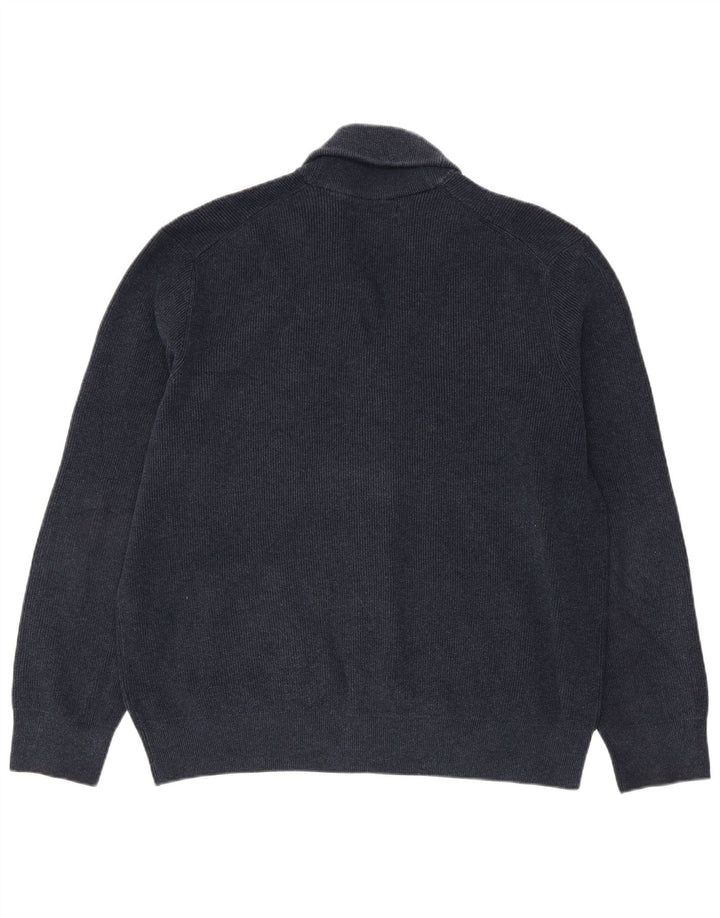 Marks & Spencer muški kardigan pulover 2XL tamnoplavi poliester