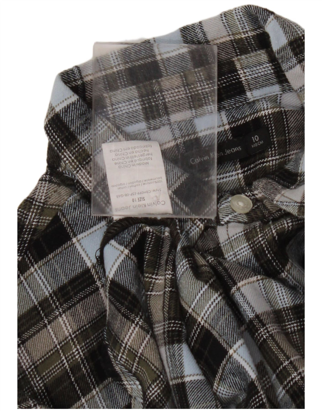 CALVIN KLEIN JEANS Flanel košulja za dječake 9-10 godina, šareni karirani