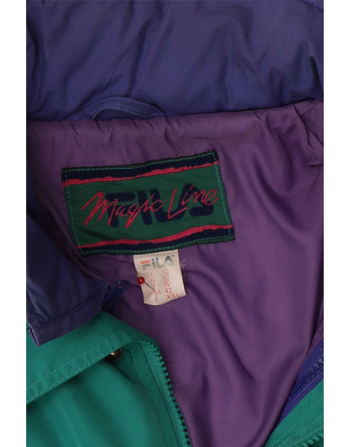 Fila muška skijaška jakna s kapuljačom IT 52 2XL zelena