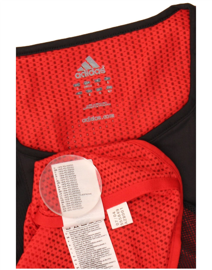 Adidas muški Climacool grafički prsluk mali crni poliester u boji