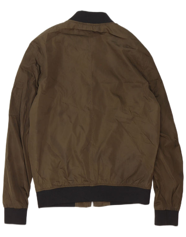 Zara muška bomber jakna UK 38 Srednje zeleni poliester