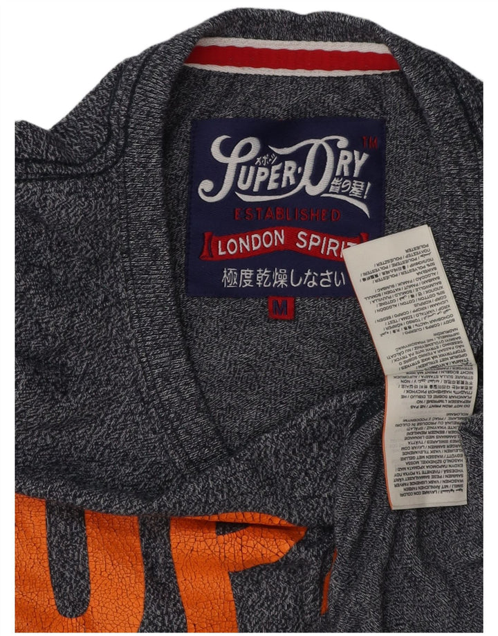 SUPERDRY muška majica kratkih rukava s grafičkim motivima srednje tamnoplavi pamuk