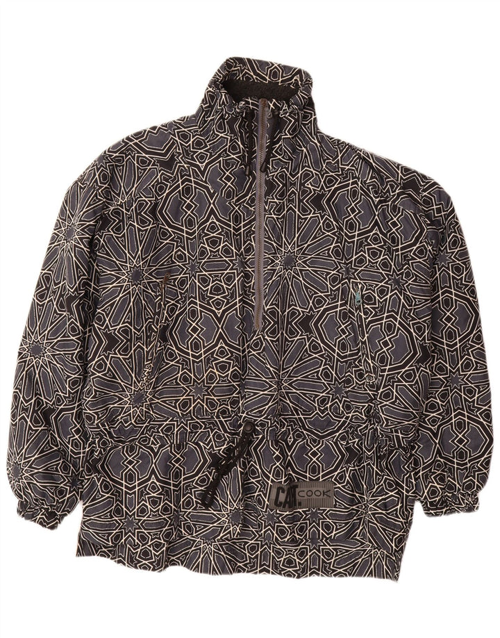 KAP. COOK Muška anorak jakna s grafičkim motivima UK 42 XL siva geometrijska