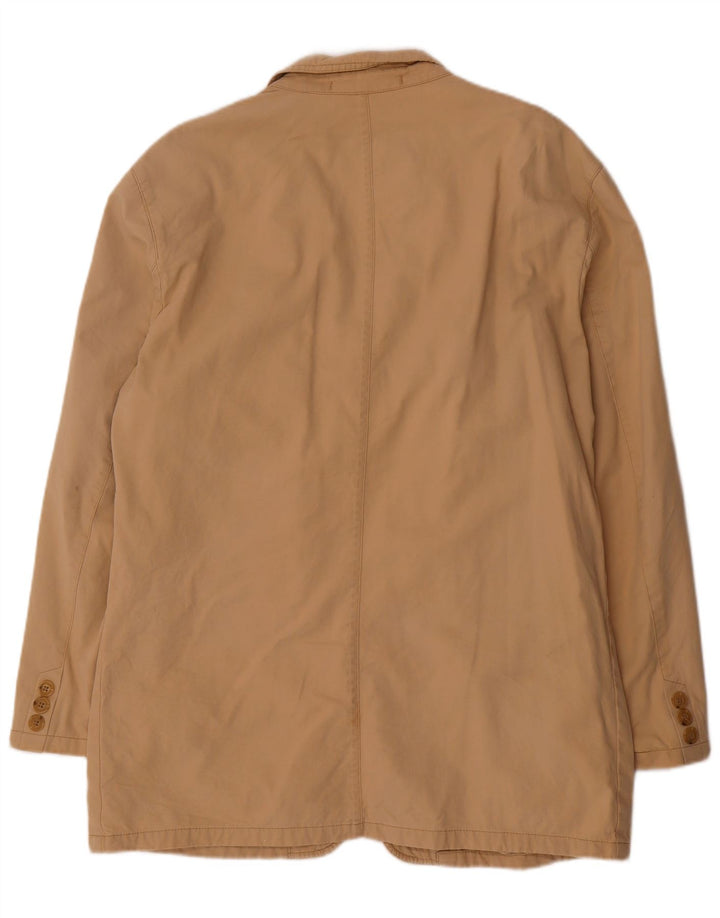 Camel Active muška jakna sa 3 gumba IT 54 XL bež pamuk
