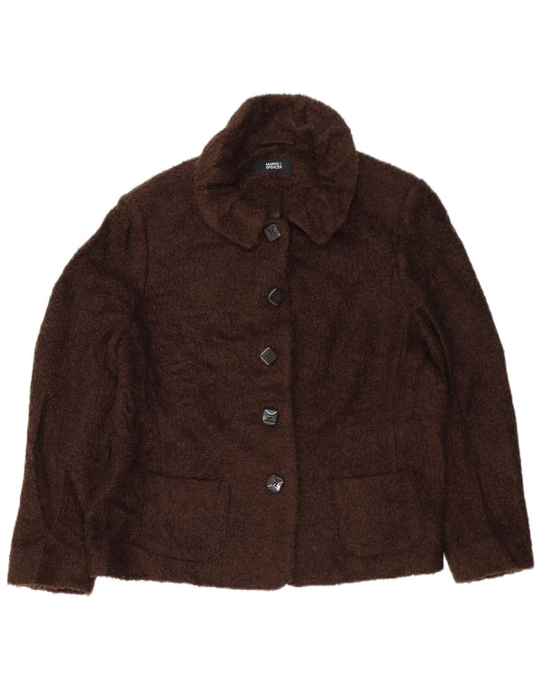 Marks & Spencer ženski kardigan pulover UK 18 XL smeđi akril