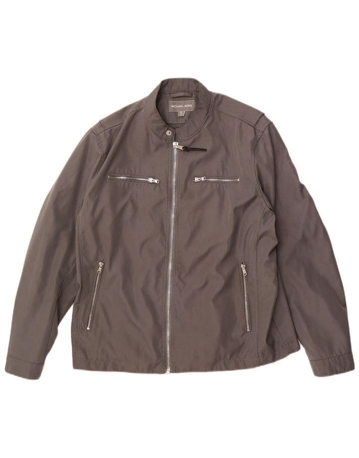 MICHAEL KORS Muška upotrebna jakna UK 42 XL sivi poliester