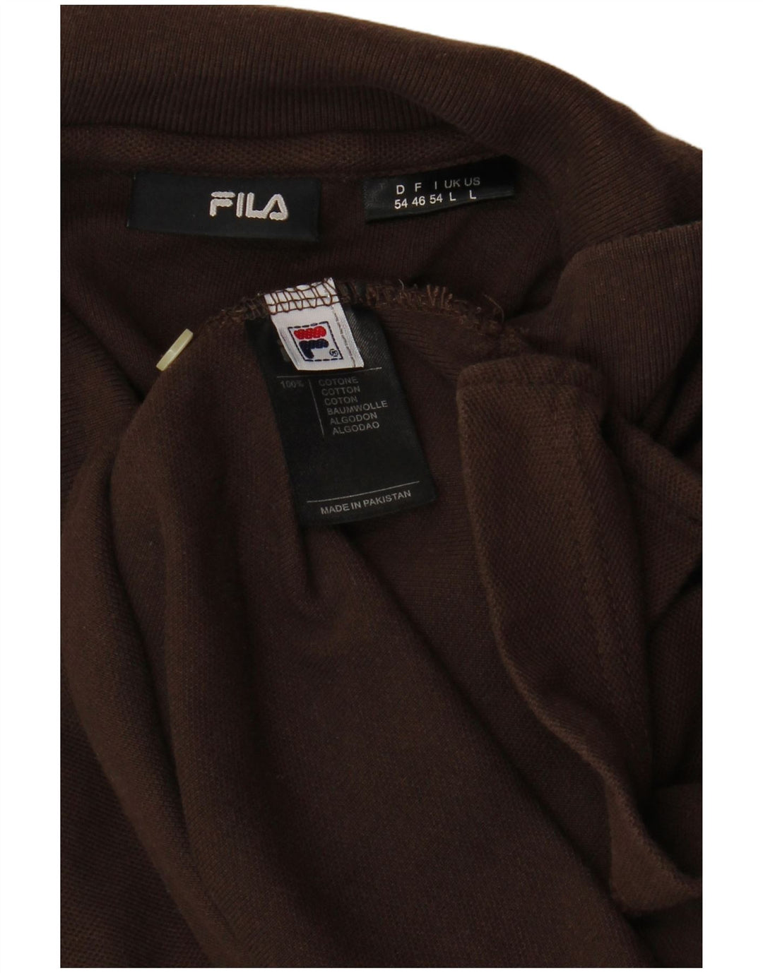 FILA muška polo majica velika smeđa pamuk