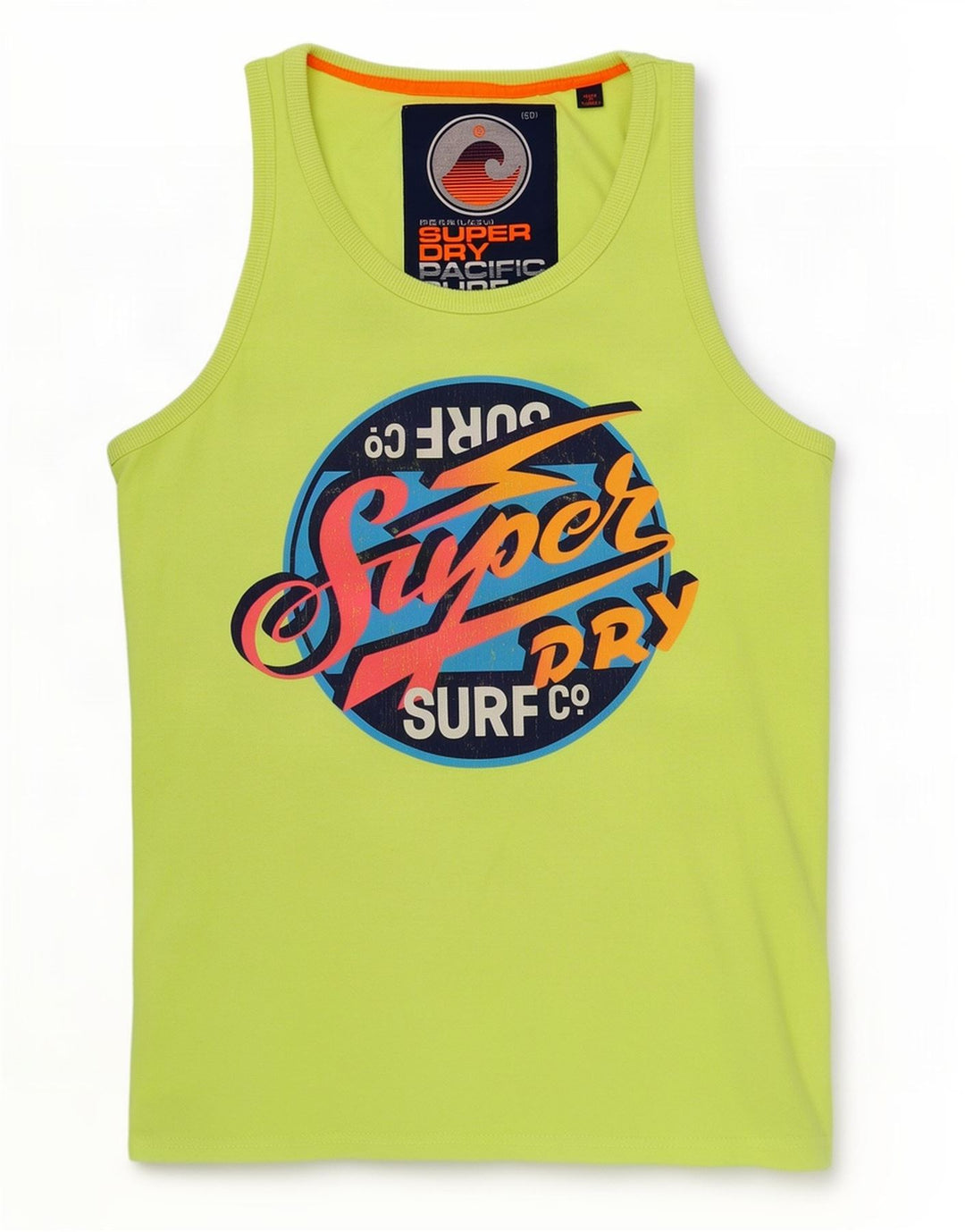 Superdry muški grafički prsluk Veliki zeleni pamuk