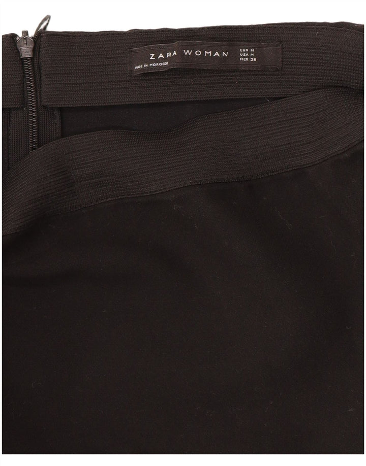 ZARA Womens Mini Skirt Medium W28  Black