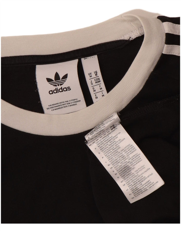 Adidas muška majica kratkih rukava Srednji crni pamuk