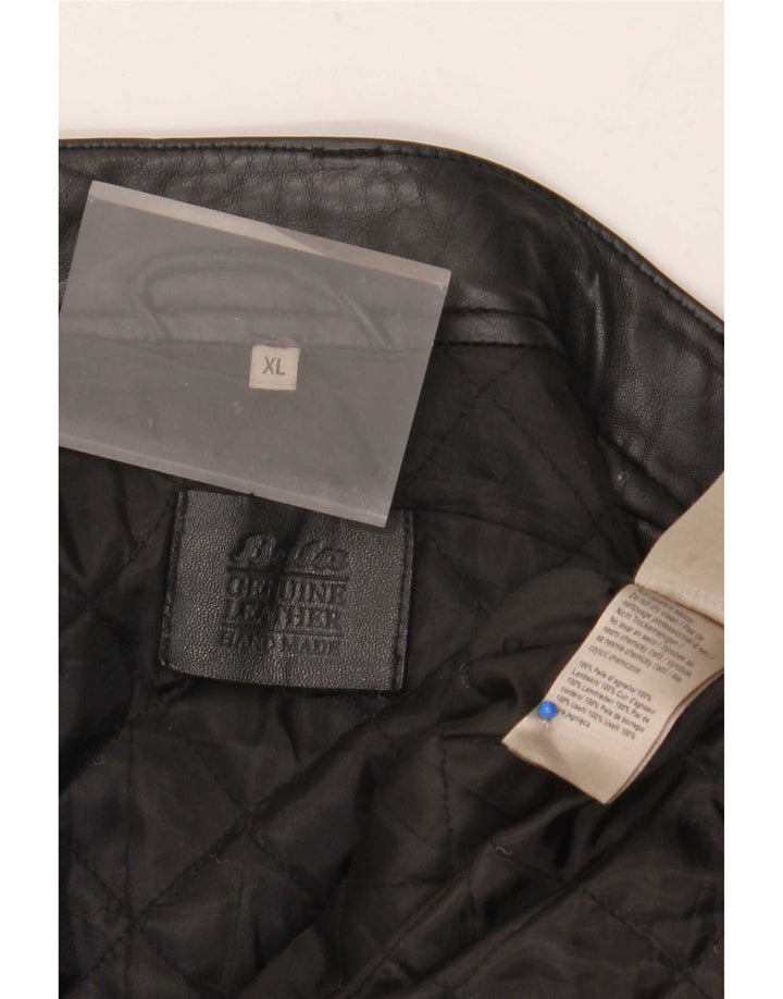 Bata muška kožna jakna UK 42 XL crna