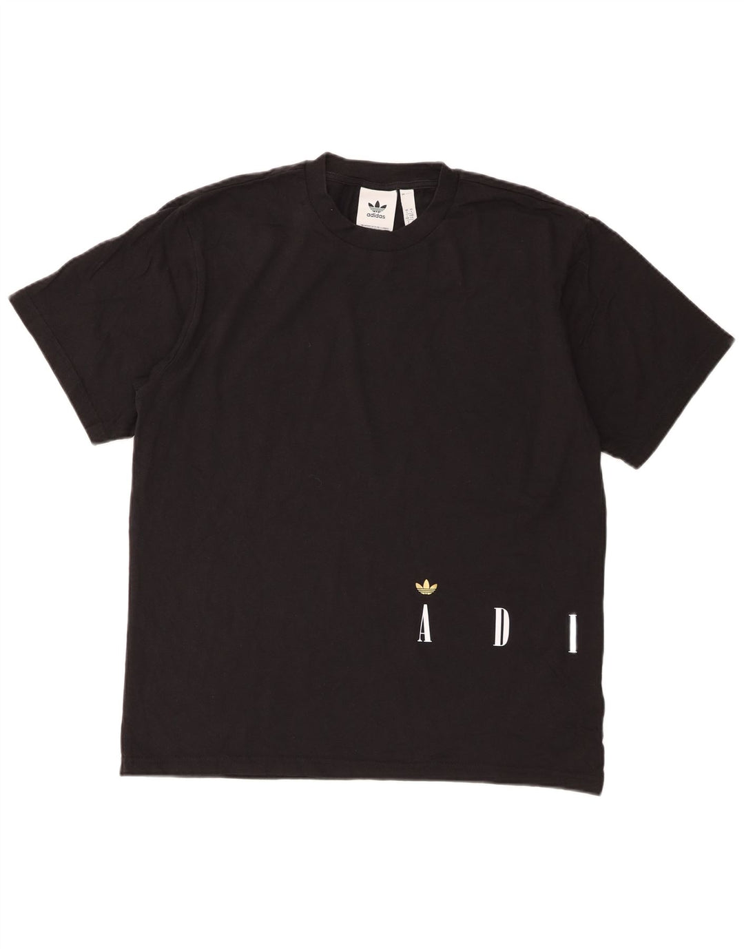 Adidas muška majica s grafičkim motivima, veliki crni pamuk