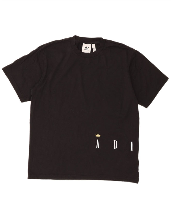 Adidas muška majica s grafičkim motivima, veliki crni pamuk