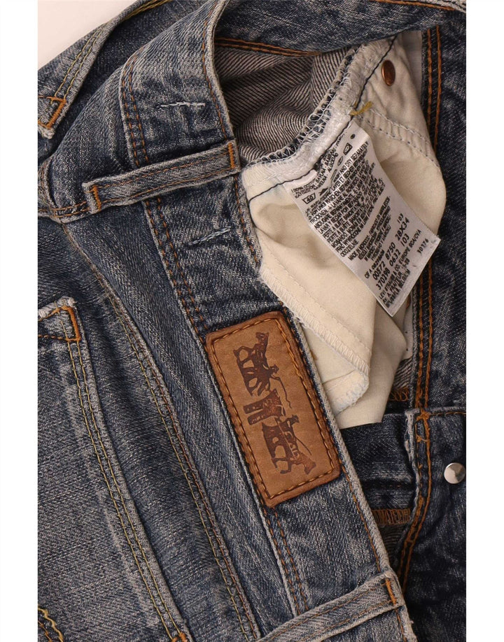 Levi's ženske 572 Bootcut traperice W28 L34 plavi pamuk