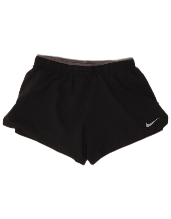 Nike Ženske Dri Fit Sportske kratke hlače UK 10 Mali sivi poliester