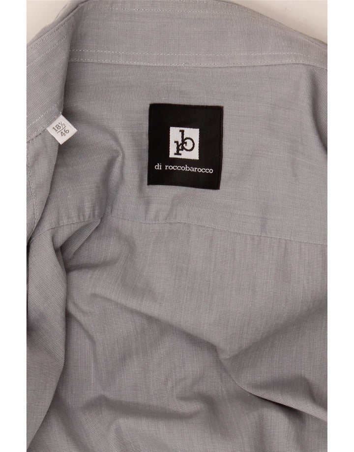Roccobarocco muška košulja veličina 46 18 1/2 2XL siva