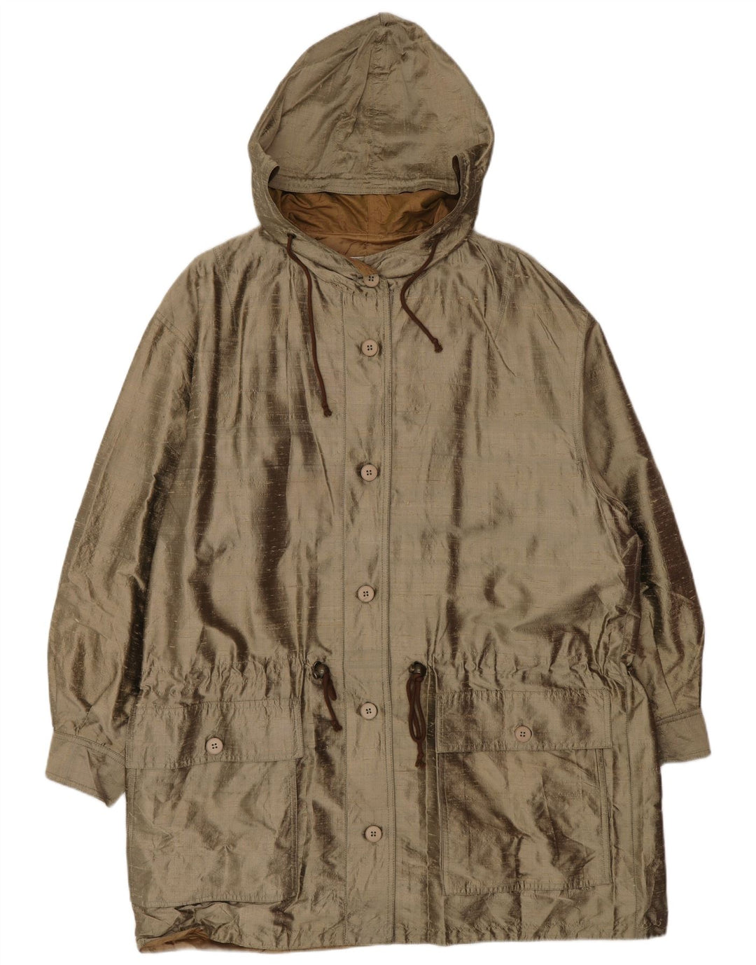 OLIVER BY VALENTINO Ženski preveliki kaput s kapuljačom IT 44 Srednje bež