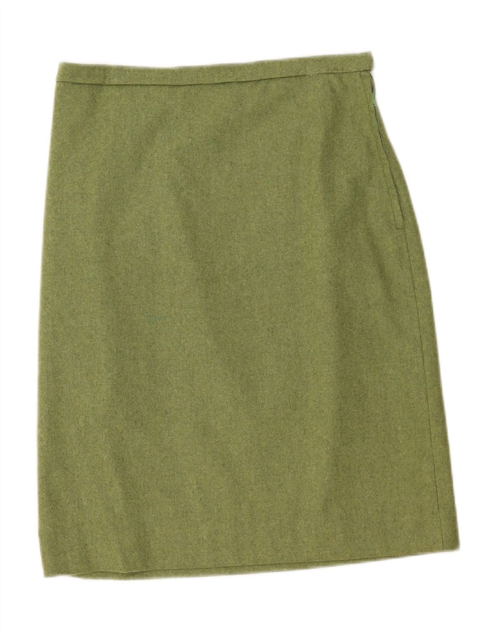 VINTAGE Womens Pencil Skirt W30 Medium Green Vintage Vintage and Second-Hand Vintage from Messina Hembry 