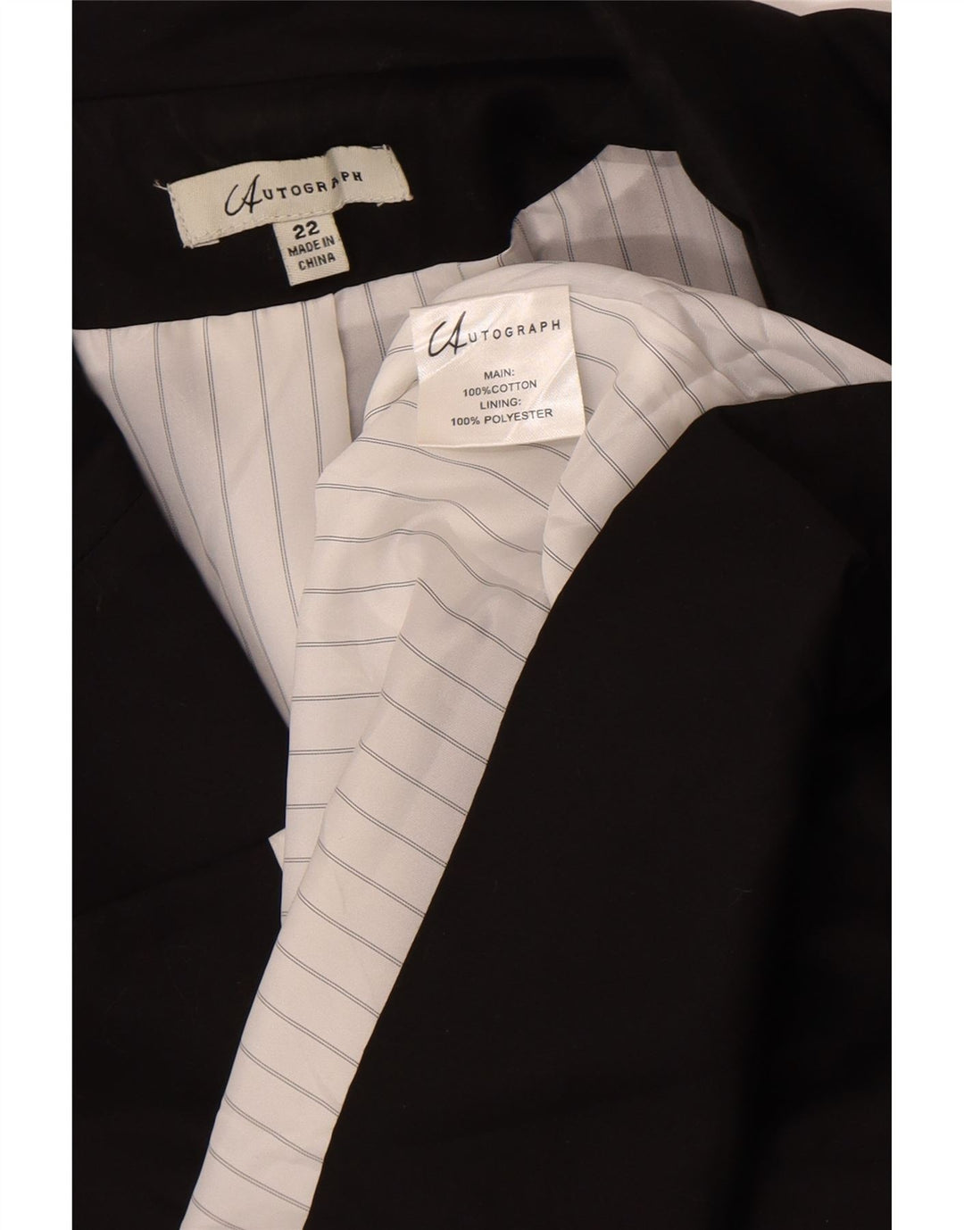 Marks & Spencer Ženska jakna sako s 3 gumba UK 22 3XL Crna