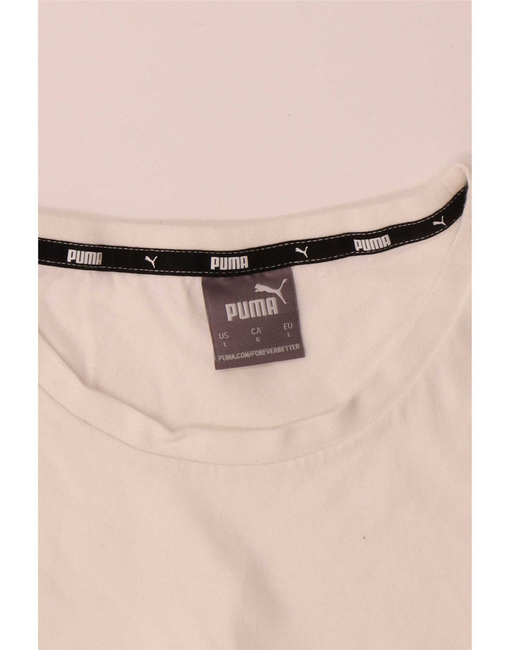 Puma muška majica kratkih rukava Large White Cotton