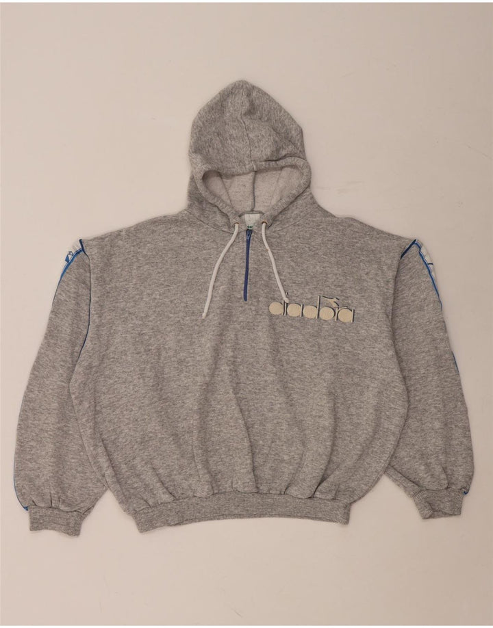 DIADORA Ženska prevelika majica s kapuljačom s kapuljačom UK 12 srednje siva