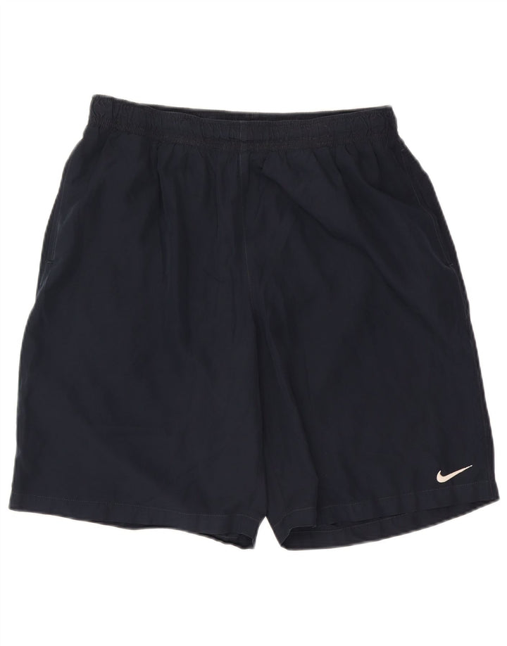 Nike muške kratke hlače za kupanje s grafičkim motivima XL tamnoplavi poliester
