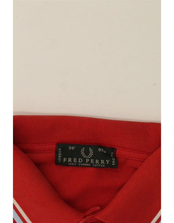 FRED PERRY Muška polo majica Mala crvena pamuk