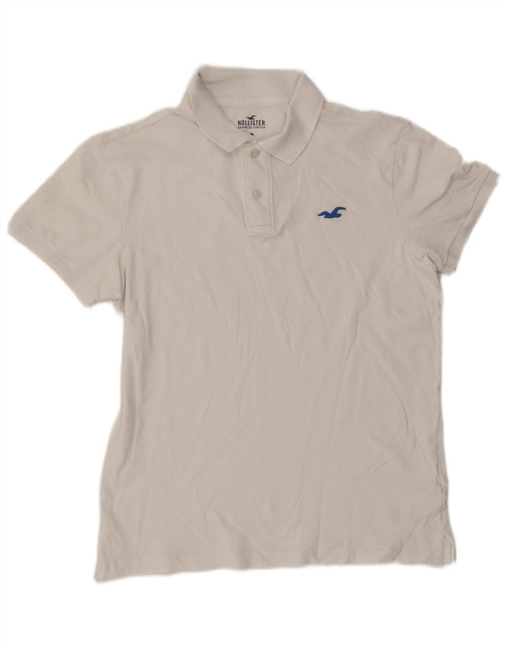 Hollister muška polo majica Srednje bijeli pamuk