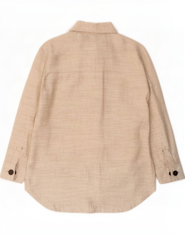 Marks & Spencer ženska majica s majicom opuštenog kroja UK 14 Large Beige Lan