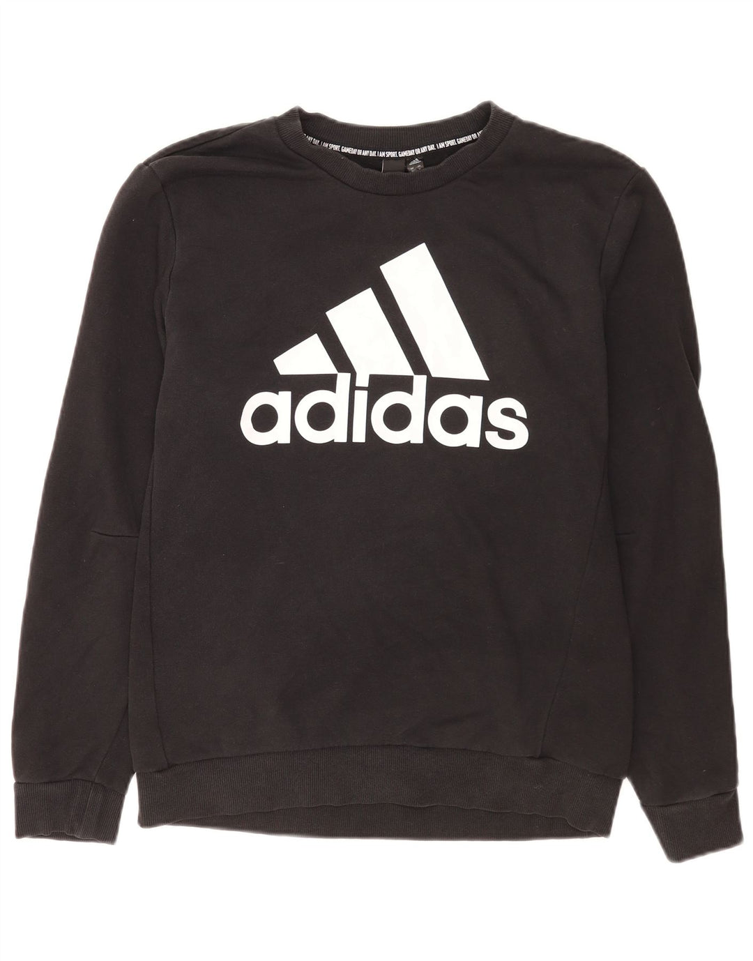 Adidas muška trenirka s grafičkim motivima Srednji crni pamuk
