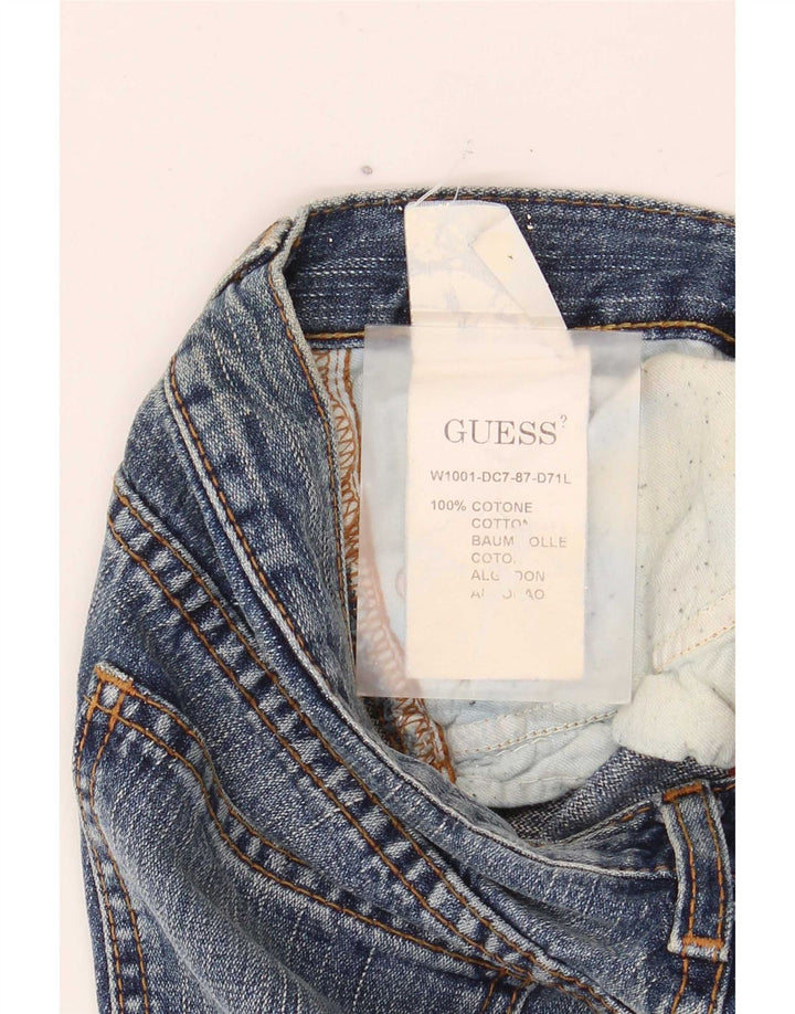 Ženske lepršave traperice Guess W26 L32 plavi pamuk