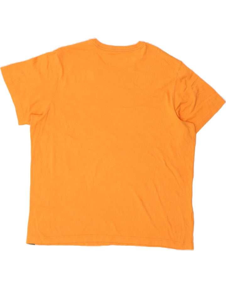 EDDIE BAUER Mens T-Shirt Top XL Orange Cotton Vintage Eddie Bauer and Second-Hand Eddie Bauer from Messina Hembry 