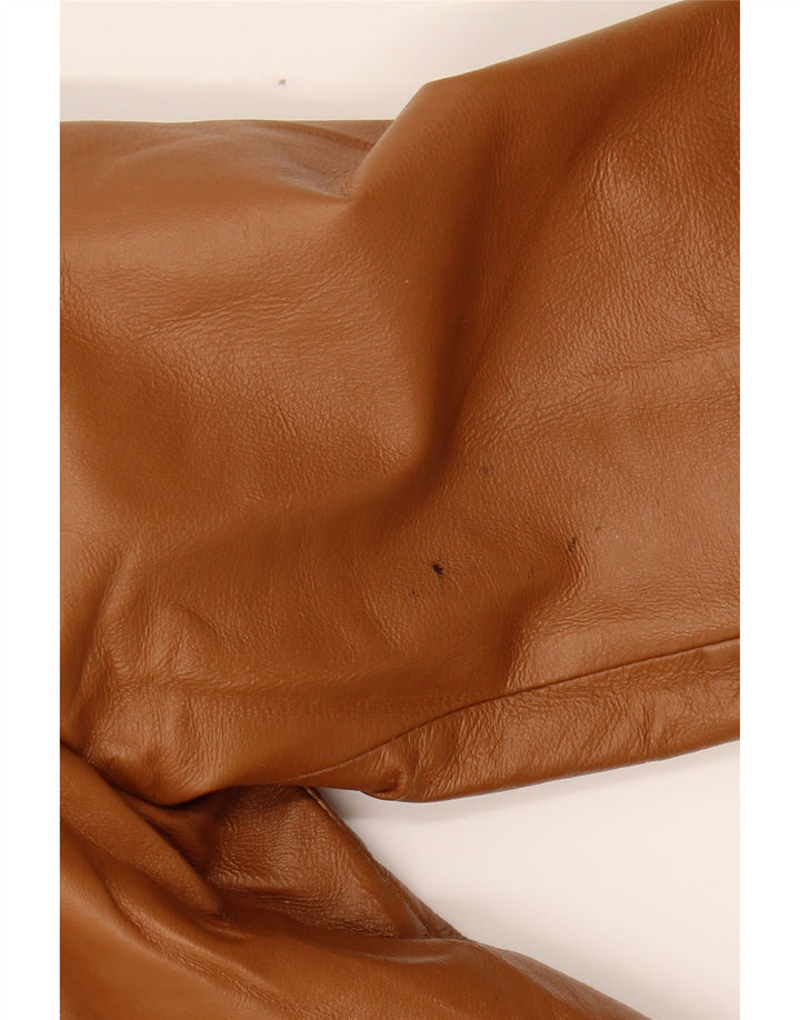 PRIVATE Womens Leather Jacket IT 48 XL Brown Leather Vintage Private and Second-Hand Private from Messina Hembry 