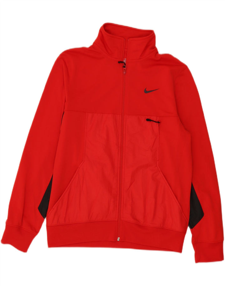 NIKE muška gornja jakna trenirke srednje crvene boje