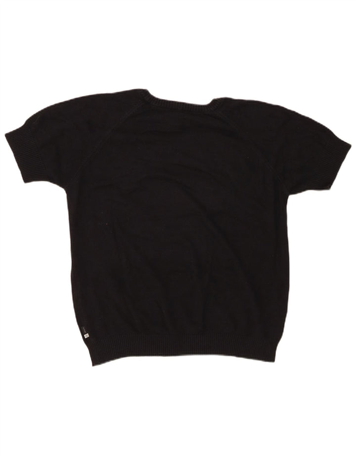 CALVIN KLEIN Ženski pulover s okruglim izrezom UK 16 Veliki crni