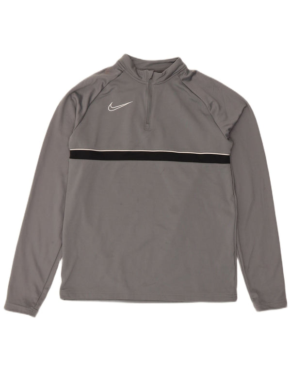 Nike Boys Dri Fit Top s dugim rukavima 13-14 godina XL Sport na sive pruge
