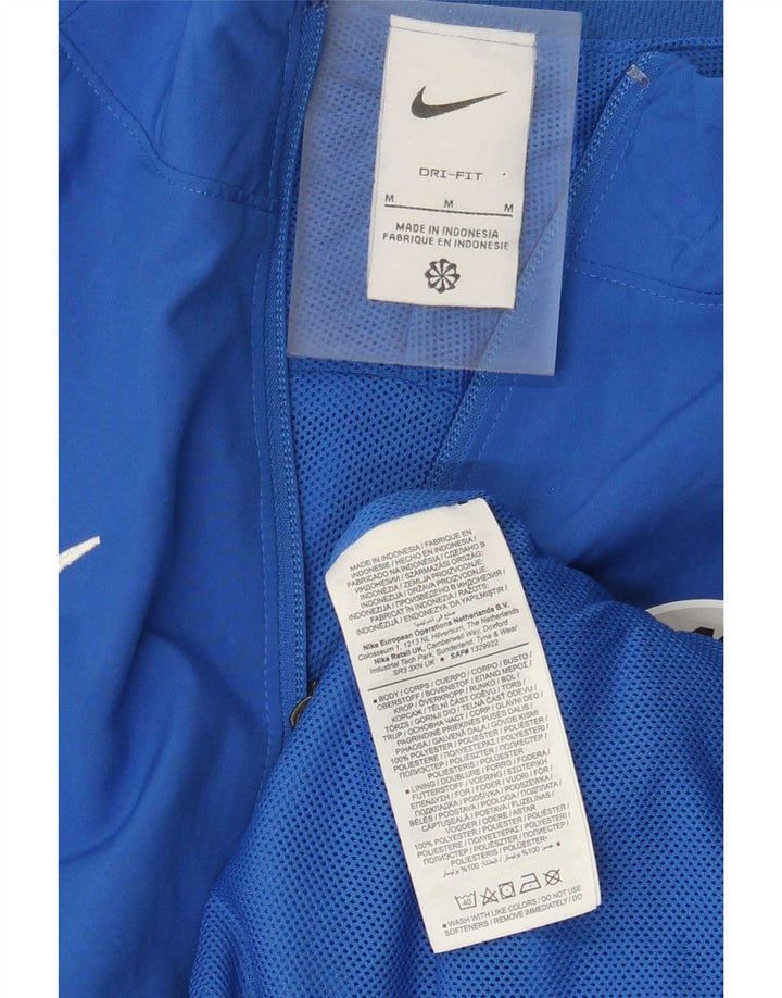 Nike Dri Fit Graphic gornja jakna trenirke srednje plave boje