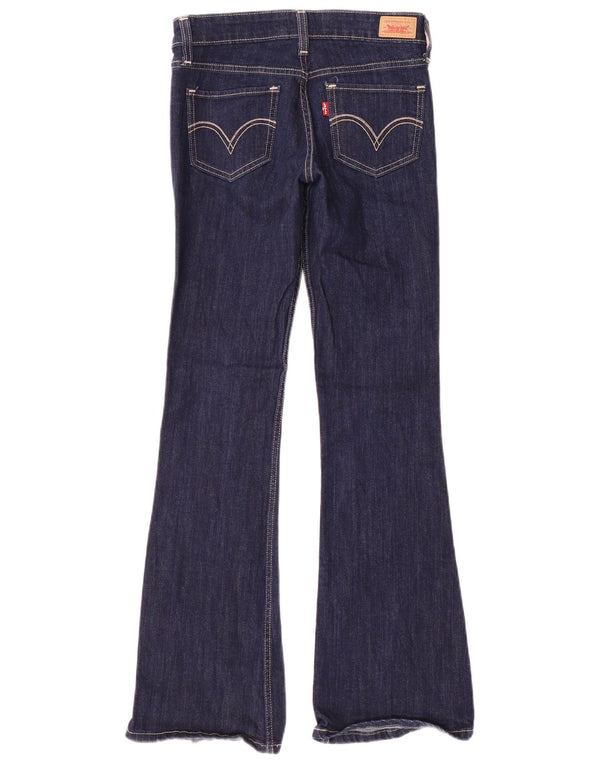 Levi's ženske 518 super niske traperice US 1 XS W28 L32 tamnoplavi pamuk