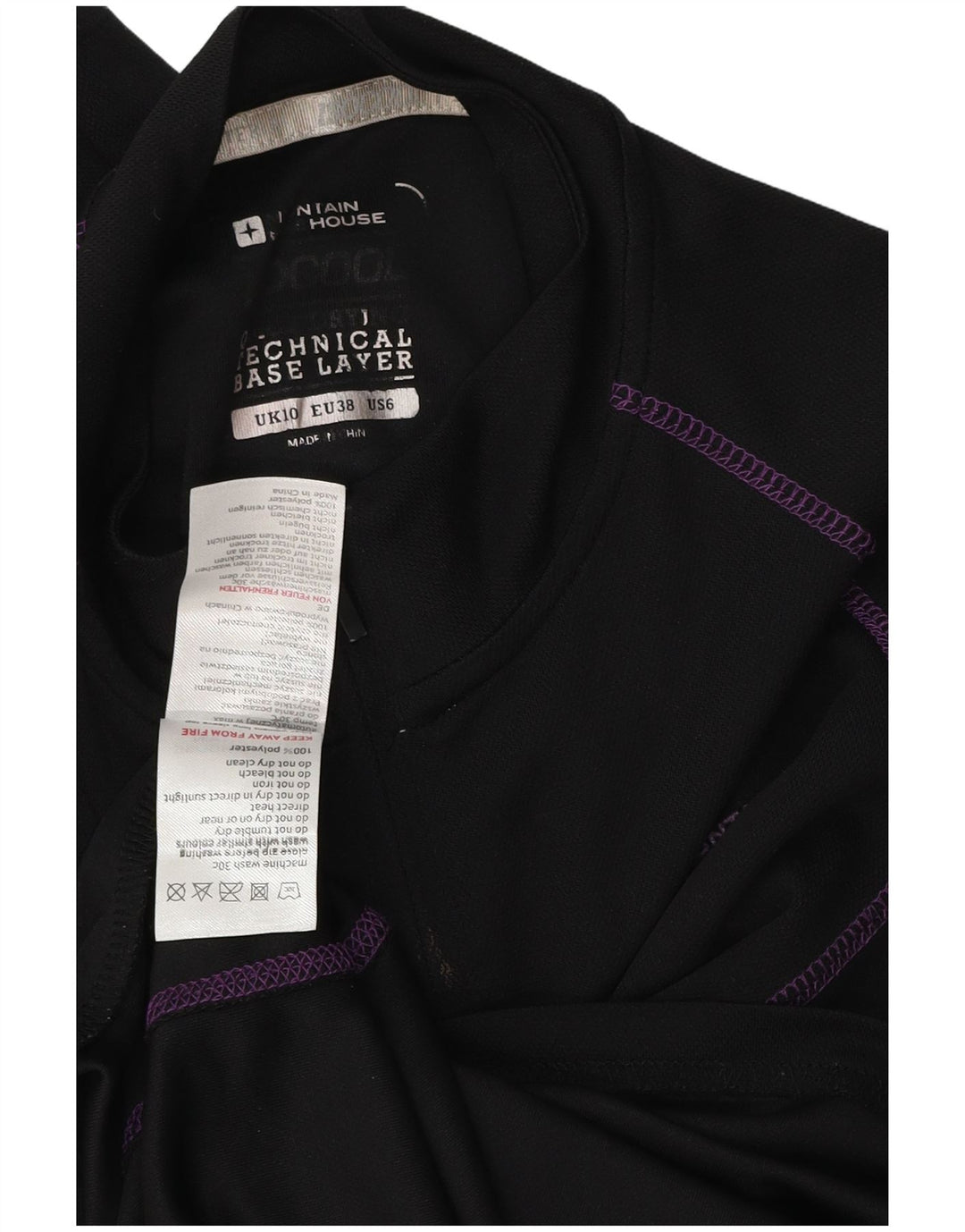 Mountain Warehouse Ženski pulover Trenirka Top UK 10 Small Black
