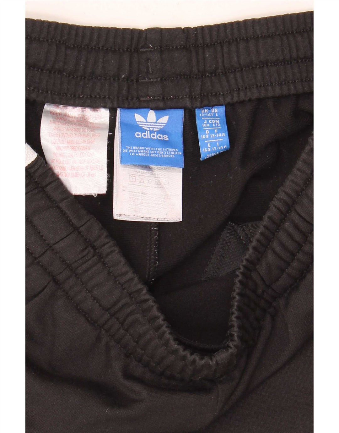 Adidas kratke sportske hlače za dječake 13-14 godina, crni poliester