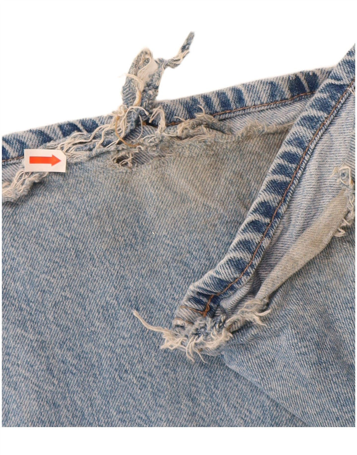 ZARA ženske Cargo lepršave traperice EU 34 2XS W24 L32 plavi pamuk