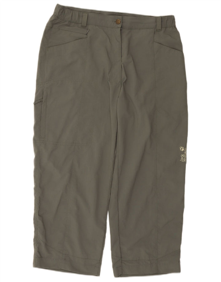 Jack Wolfskin ženske Cargo skraćene hlače W32 L23 kaki poliamid