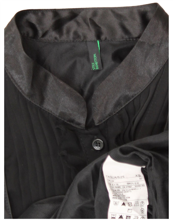 Benetton ženska plašt haljina UK 6 XS crni poliester