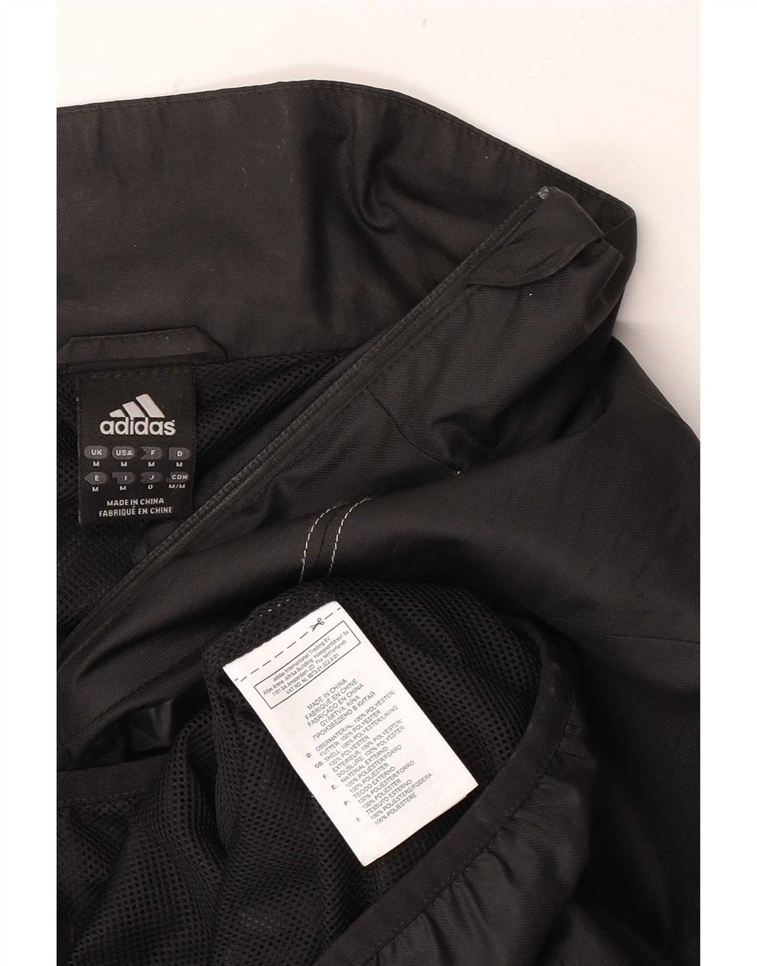 Adidas muška kišna jakna UK 38 srednji crni poliester
