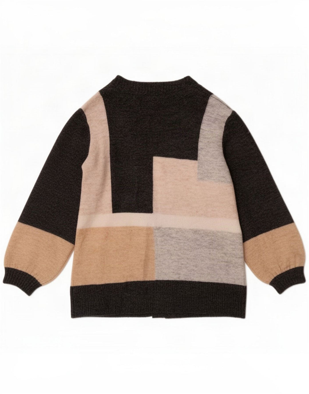 White Stuff Ženski otvoreni kardigan džemper UK 12 Medium Grey Colourblock