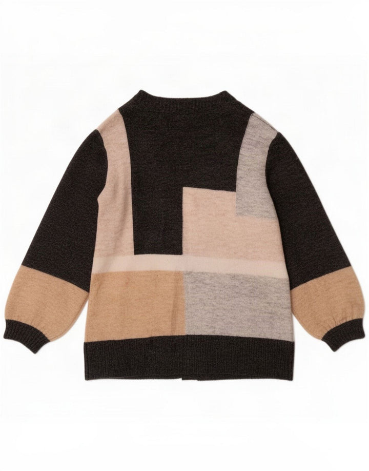 White Stuff Ženski otvoreni kardigan džemper UK 12 Medium Grey Colourblock