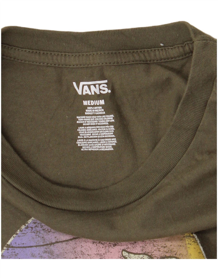 Vans majica kratkih rukava s grafičkim motivima za dječake, 10-11 godina, srednji kaki pamuk