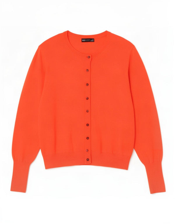 Marks & Spencer ženski kardigan pulover UK 18 XL narančasta